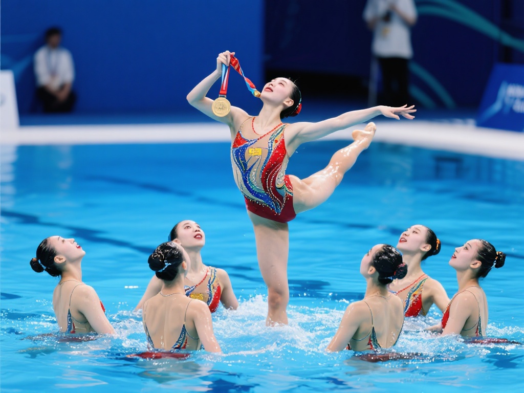 花游世界杯总决赛徐汇妍女子单人技术自选夺金 徐汇妍的成功也给予了众多花游爱好者及后备